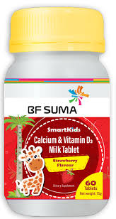 BF Suma Calcium & Vitamin D3 Strawberry Flavour